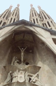Sagrada Familia Passion facade