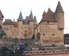 Castle in La Clayette, south
	of Cluny.
